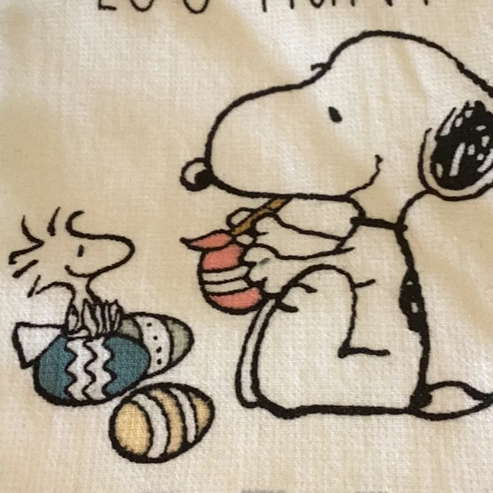Peanuts x Rae Dunn Happy Egg Hunt Easter KitchenTowels - set of 2